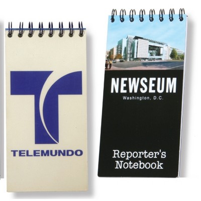 Memo/ Reporter Spiral Chipboard Notebook (4"x8")