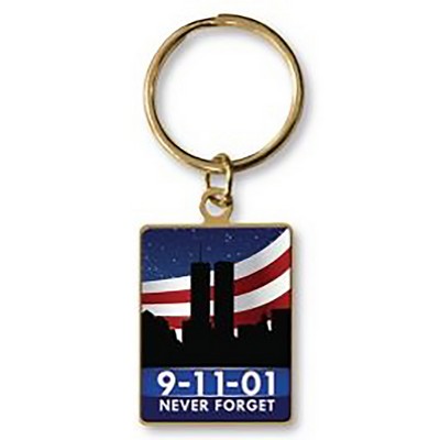 QUIKTURN Full Color Square Keychain - 5 Day Production (1 1/8" x 1 1/2")