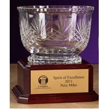 5.5" Executive Award Crystal Bowl