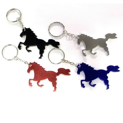 Horse/Pony Shape Aluminum Keychain