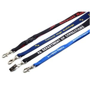 1/2" Custom Woven Lanyard (12 Mil)