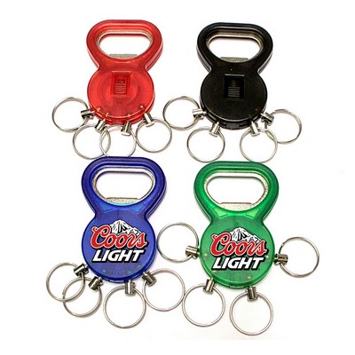 Bottle Opener w/Key Chain & Split Ring