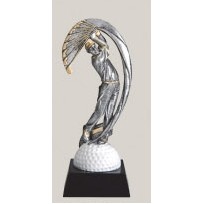 8" Male Golf Motion Xtreme Resin Trophy