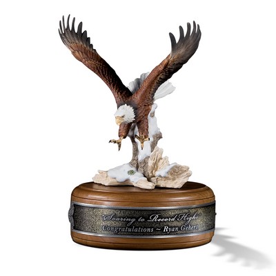 Swooping Eagle Award - Walnut Base