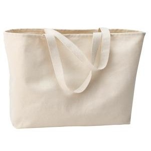 Port & Company® 100% Cotton Twill Jumbo Tote Bag