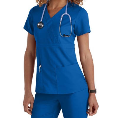 Barco® Grey's Anatomy™ Women's Classic Riley 3 Pocket V-Neck Scrub Top