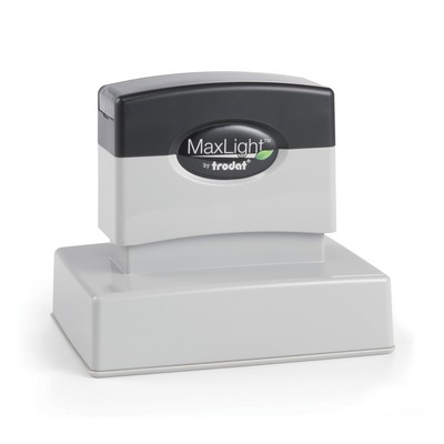 MaxLight™ Pre Inked Rectangle Stamp (2" x 3")