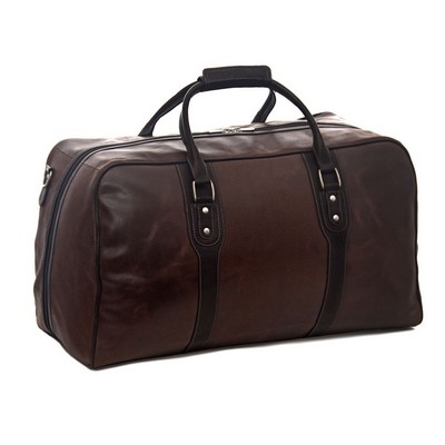 Classic Vintage Zip Down Duffel Bag