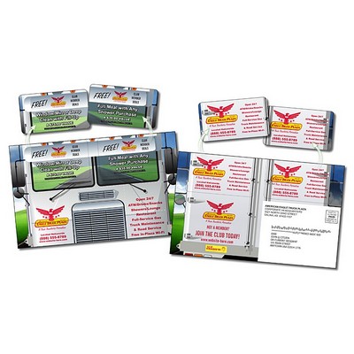 Snap-Out Mail Card (5.25x8.5) - Extra-Thick Laminated Paper Card (24pt) with Snap Out Cards