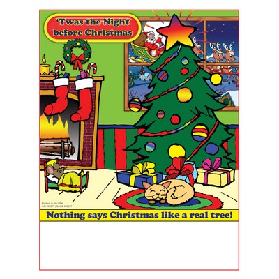 Twas the Night Before Christmas Imprintable Coloring and Activity Book