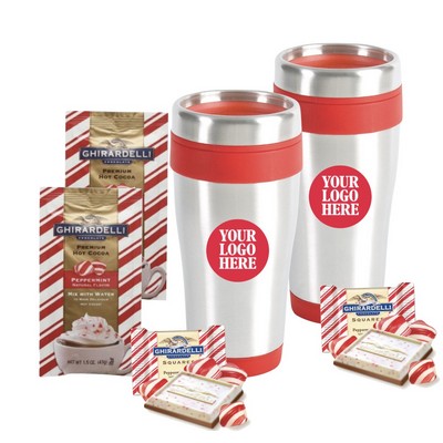 Holiday Cocoa & Chocolate with 2-Tumblers