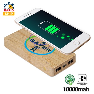 10000mah Glad Eco-Friendly Wireless Power Bank