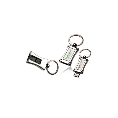 512 MB Metal Key Ring USB Flashdrive