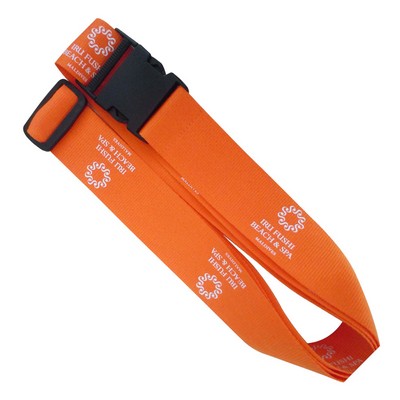 Silkscreen Polyester Luggage Strap (2"x 72")