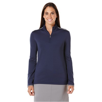 Callaway Ladies 1/4 Zip Mock Pullover