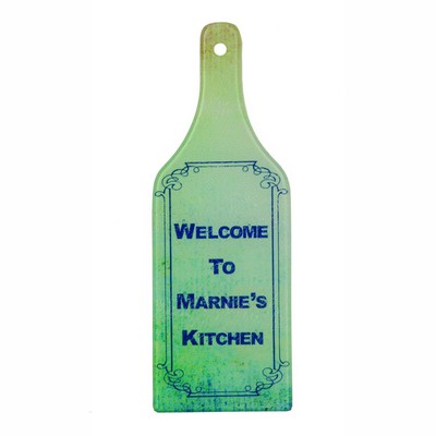 12.5" x 4.5" Full Color Glass Cutting Board