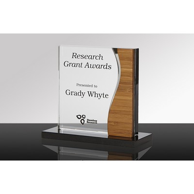 MODERN: Glass & Stone Desk Award