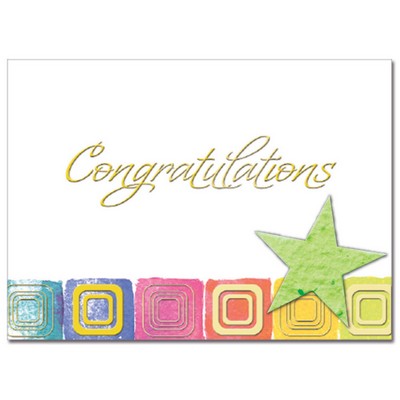 Plantable Star Congratulations Card