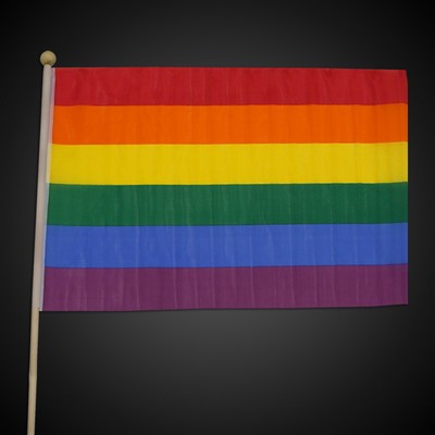 Blank Rainbow Flag (12"x18")