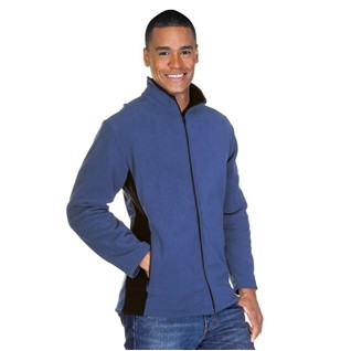 Men's Microfleece Contrast Jacket (Union Made)