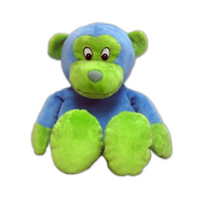 Custom Plush Blue and Green Monkey