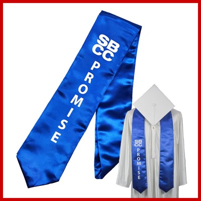 Domestic Graduation Screen Print Stole