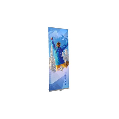 33" x 80" Eco-Plus Retractable Banner Vinyl Stand