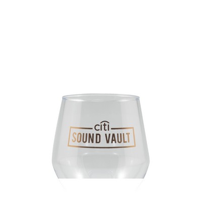 14 oz Clear Plastic Stemless Glass - Tradition