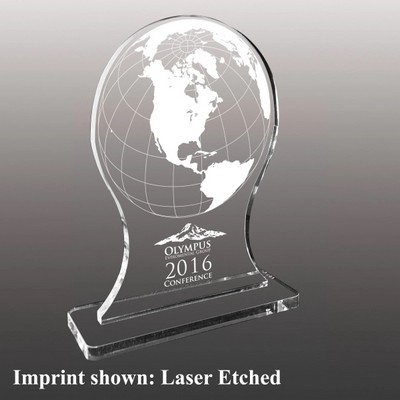 Stock Shaped Acrylic Awards - Laser Etched