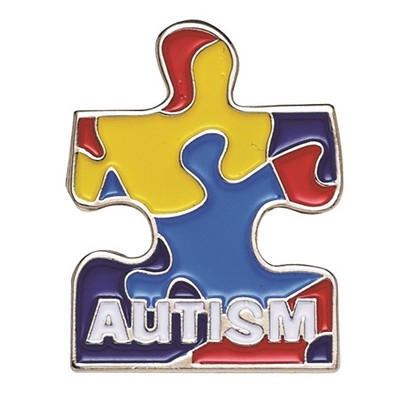 Autism Awareness Puzzle Pin