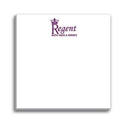 Paper Note Pad 3 x 3, 25 pages, w/ magnet