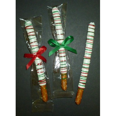 Christmas Single Pretzel Rod