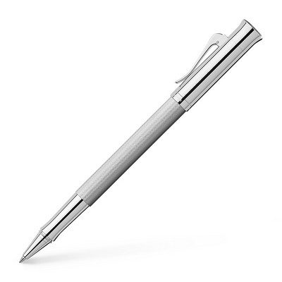 Guilloche Barley Rhodium Rollerball Pen