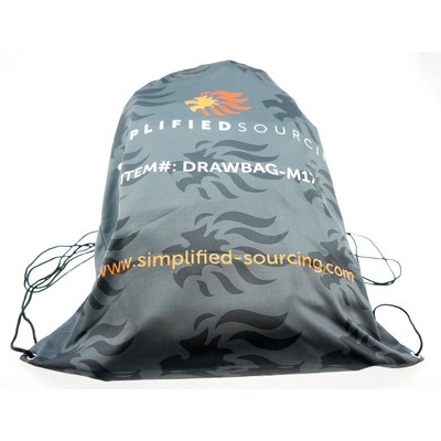 Light Weight Microfiber Drawstring Backpack