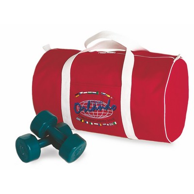 Large Round End Sports Bag (Polyester)