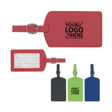 PU Leather Luggage Tag