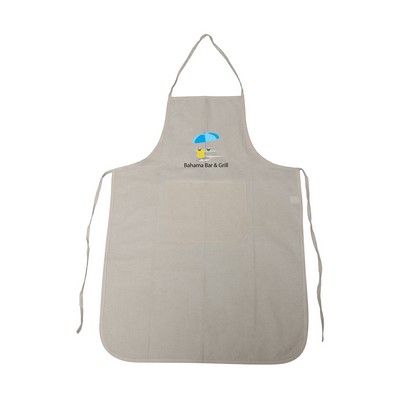 Natural Bib Apron - 1 color (24" x 35")