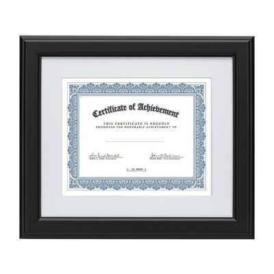 Mandarin Certificate Frame - Black 8½"x11"