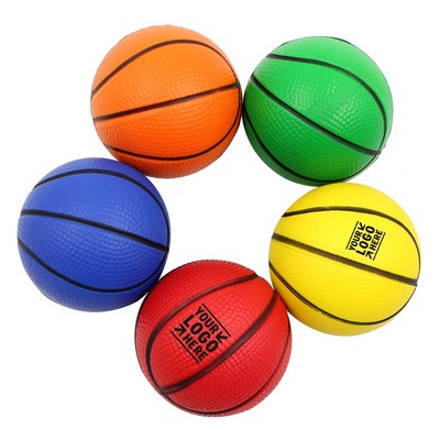 2 1/2" Stress Ball - Basketball