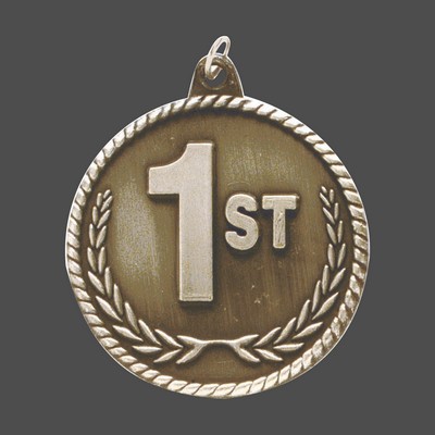 2" Gold 1st Place High Relief Medal