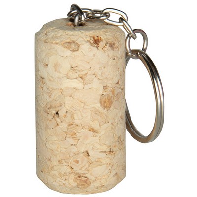 Wine Cork Keyring