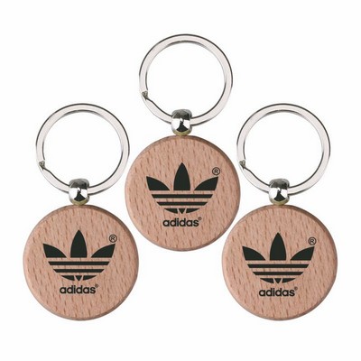 Round Wooden Key Holder