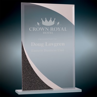 Large Designer Rectangle Glass Award