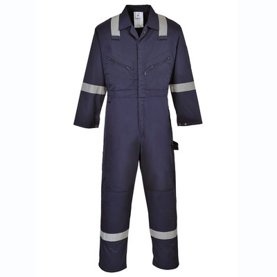 Polycotton Coverall with 2" Reflective Tape, 7 oz