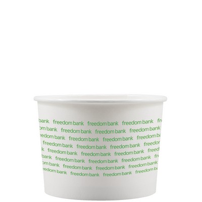 16 oz Paper Food Container - White - Tradition