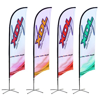 7' Razor Single Sided Sail Flags