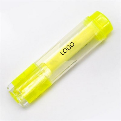 Colorful Fluorescent Barrel Broad Tip Secented Highlighter Marker