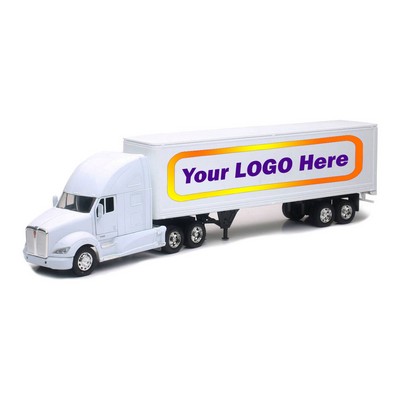 1:32 SCALE Kenworth T700 with Dry Van Trailer Semi Truck- Custom 4 Color Decals (u)