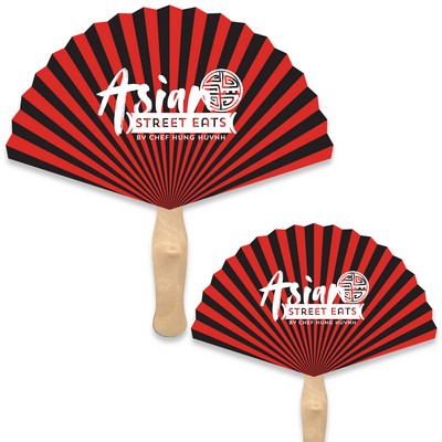 Full Color Rd Triangle Shape Sandwich Fan