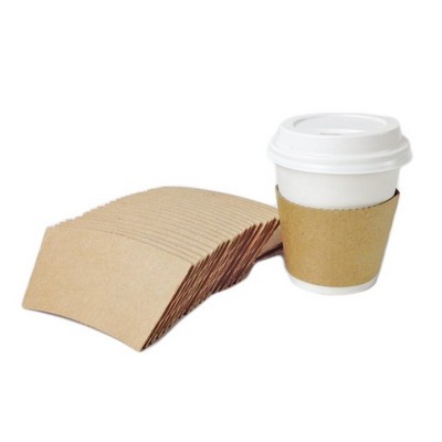 Kraft Coffee Cup Holder Sleeves